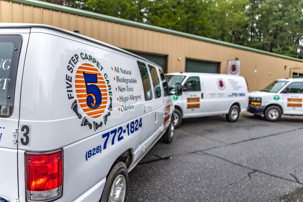 Five Step Carpet Care - 2026 30 Five Step Carpet Care Vans, Carpet Care in Asheville NC